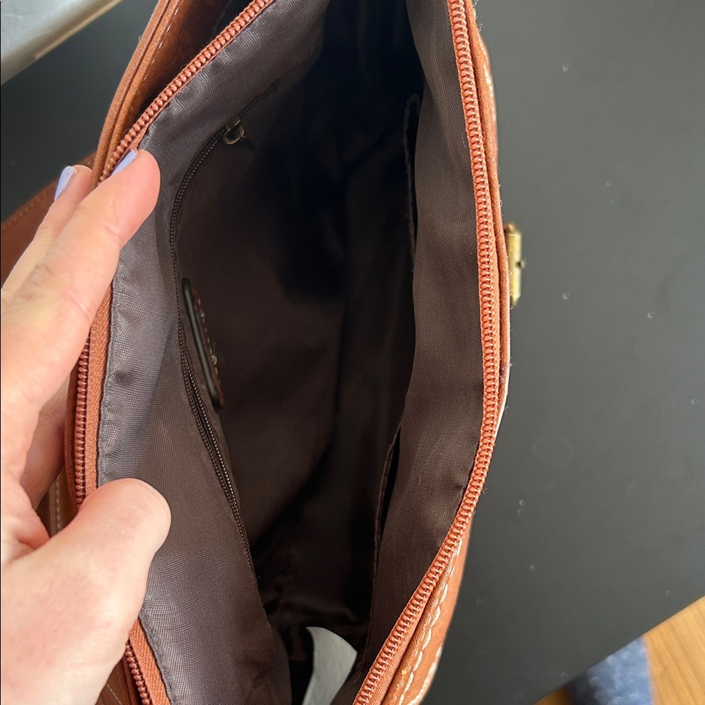 Børn Brown Adjustable Crossbody Bag with Front Pocket - Picture 6 of 16